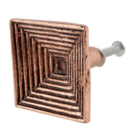 Kund Shape Antique Copper Aluminium Cabinet Knob
